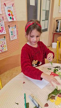 ŠD - tvoříme zvířátka z listí - obrázek číslo: 5