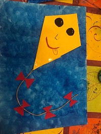 ŠD - malujeme draky - obrázek číslo: 1