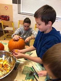 ŠD - dlabání dýní - obrázek číslo: 20