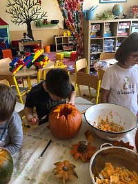 ŠD - dlabání dýní - obrázek číslo: 13