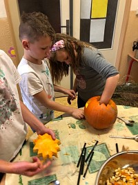 ŠD - dlabání dýní - obrázek číslo: 27