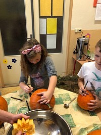 ŠD - dlabání dýní - obrázek číslo: 34