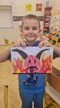 ŠD - čerti - bublinková fólie - obrázek číslo: 3