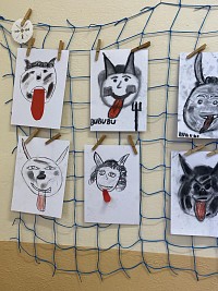 ŠD - malování čerta uhlem - obrázek číslo: 9