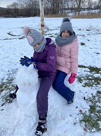 ŠD - stavění ze sněhu - obrázek číslo: 1