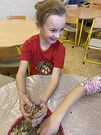 ŠD - výroba semínkových koulí pro ptáčky - obrázek číslo: 8