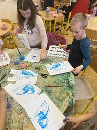 ŠD - malování provázkem - obrázek číslo: 4