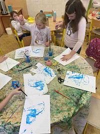 ŠD - malování provázkem - obrázek číslo: 5