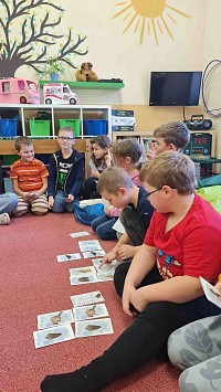 ŠD - zvířata v zimě, stopy zvířat - obrázek číslo: 7