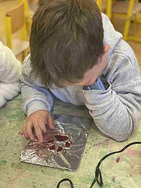 ŠD - stopy zvířat - alobal - obrázek číslo: 8