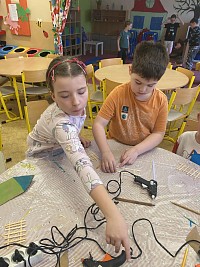 ŠD - tvoření domečků na osení - obrázek číslo: 6