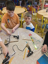 ŠD - tvoření domečků na osení - obrázek číslo: 7