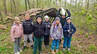 ŠD - cesta ke krmelci a krmení zvířátek - obrázek číslo: 1