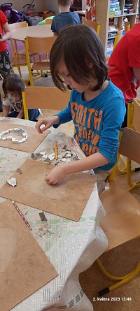 ŠD - mozaika srdce - obrázek číslo: 3